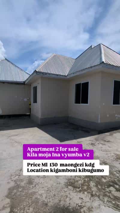 Nyumba ya vyumba viwili inauzwa Kigamboni, Dar Es Salaam (400 sqm)