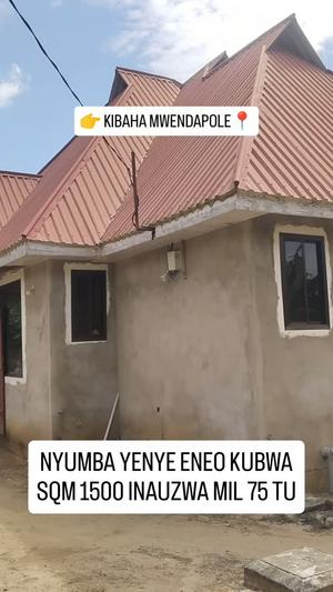 3 Bedrooms House for Sale in Kibaha Mwendapole, Pwani (1500 sqm)