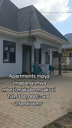 2 Bedrooms Apartment for Rent in Mbezi Makabe Msakuzi, Dar Es Salaam
