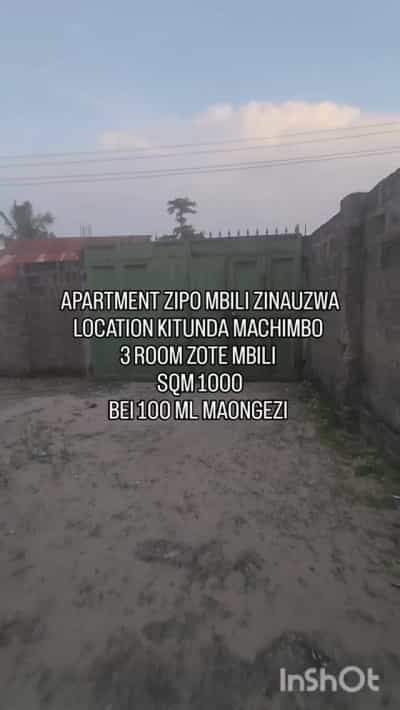 Apartment ya vyumba vitatu inauzwa Kitunda Machimbo, Dar Es Salaam (1000 sqm)