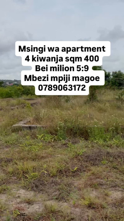 Plot for sale in Msingi, Singida