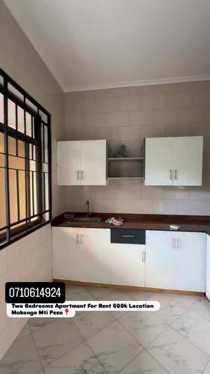 Apartment ya vyumba viwili inapangishwa Makongo Mti Pesa, Dar Es Salaam