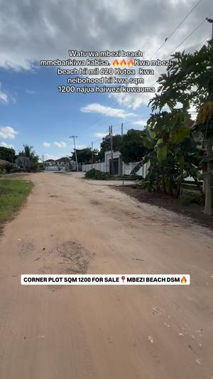 Plot for sale in Mbezi Beach Kwa Zena, Dar Es Salaam sqm 1200