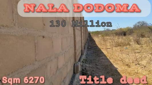 Plot for sale in Nala, Dodoma sqm 6270