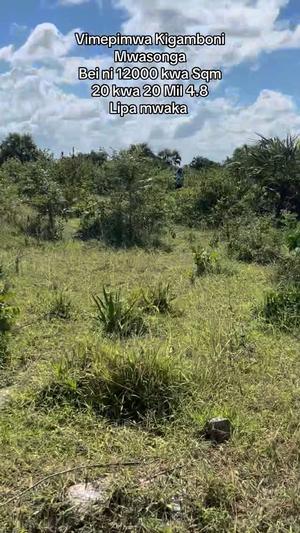 Plots for sale in Kigamboni Mwasonga, Dar Es Salaam sqm 400 Plots for sale in Kigamboni Mwasonga, Dar Es Salaam sqm 400