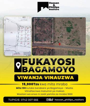 Residential Plot for Sale in Fukayosi, Pwani Residential Plot for Sale in Fukayosi, Pwani