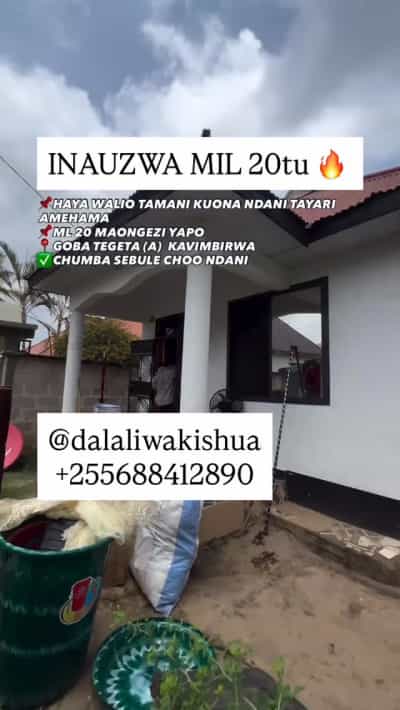 Nyumba inauzwa Goba, Dar Es Salaam