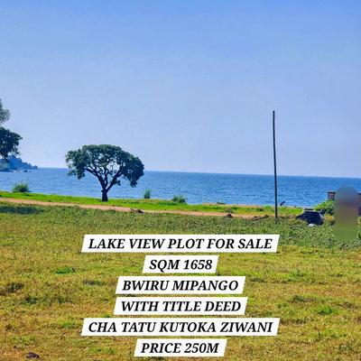 Kiwanja kinauzwa Bwiru, Mwanza (1658 sqm)