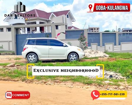 Residential Plot for Sale in Goba/Madale, Dar Es Salaam (1560 sqm) Residential Plot for Sale in Goba/Madale, Dar Es Salaam (1560 sqm)