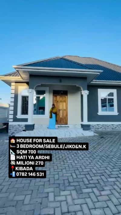 Nyumba ya vyumba vitatu inauzwa Kigamboni Kibada, Dar Es Salaam (700 sqm) Nyumba ya vyumba vitatu inauzwa Kigamboni Kibada, Dar Es Salaam (700 sqm)