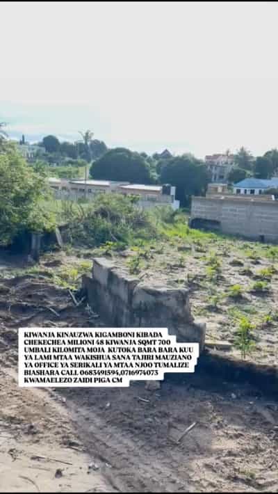 Residential Plot for Sale in Kibada Chekechea, Kigamboni, Dar Es Salaam (700 sqm)
