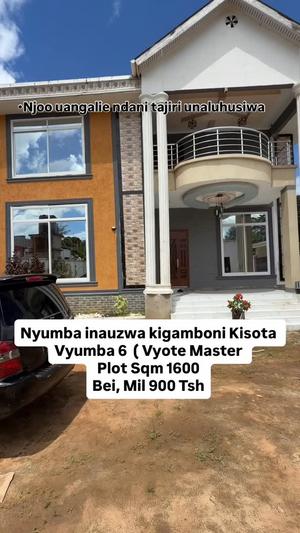 Nyumba ya vyumba 6 inauzwa Kigamboni Kisota Ushuani, Dar Es Salaam (1600 sqm) Nyumba ya vyumba 6 inauzwa Kigamboni Kisota Ushuani, Dar Es Salaam (1600 sqm)