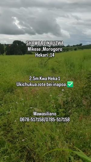 Farm for sale in Mikese, Morogoro acre 14