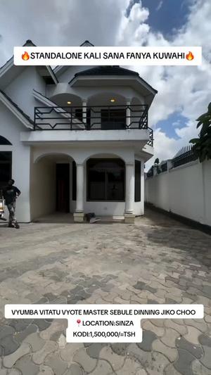 Nyumba ya vyumba vitatu inapangishwa Sinza, Dar Es Salaam