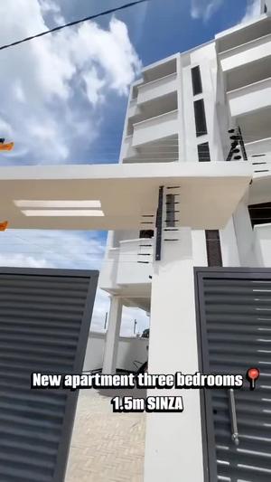 Apartment ya vyumba vitatu inapangishwa Sinza, Dar Es Salaam