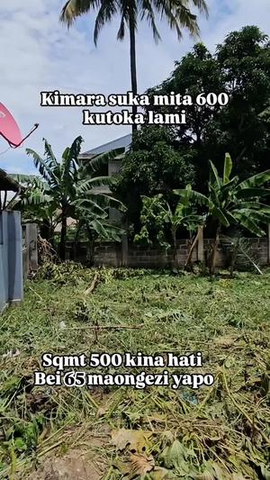 Plot for sale in Kimara Suka, Dar Es Salaam sqm 500