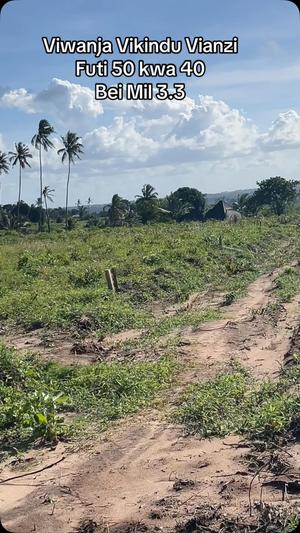 Residential Plots for Sale in Vikindu Vianzi, Pwani Residential Plots for Sale in Vikindu Vianzi, Pwani