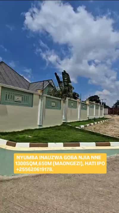 Nyumba ya vyumba 6 inauzwa Goba Njia Nne, Dar Es Salaam (1300 sqm)