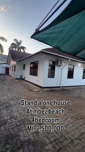 Nyumba ya vyumba vinne inapangishwa Mbezi Beach, Dar Es Salaam