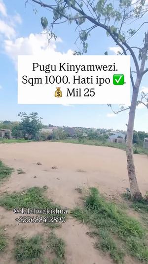 Residential Plot for Sale in Pugu Kinyamwezi, Dar Es Salaam (1000 sqm) Residential Plot for Sale in Pugu Kinyamwezi, Dar Es Salaam (1000 sqm)