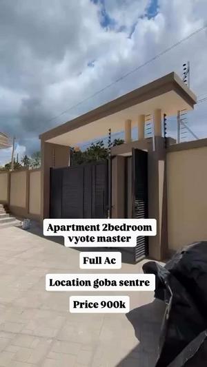 Apartment ya vyumba viwili inapangishwa Goba Center, Dar Es Salaam Apartment ya vyumba viwili inapangishwa Goba Center, Dar Es Salaam