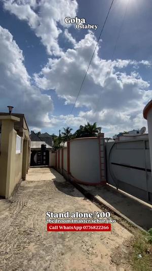 Nyumba ya vyumba viwili inapangishwa Goba Ostabey, Dar Es Salaam Nyumba ya vyumba viwili inapangishwa Goba Ostabey, Dar Es Salaam