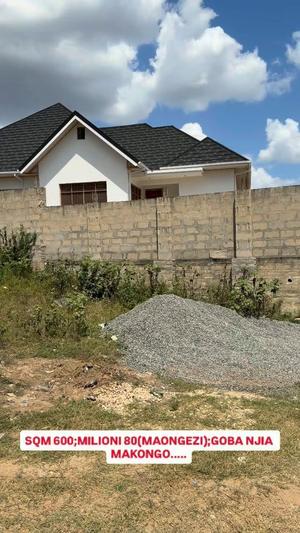Kiwanja kinauzwa Goba Njia Makongo, Dar Es Salaam (600 sqm)