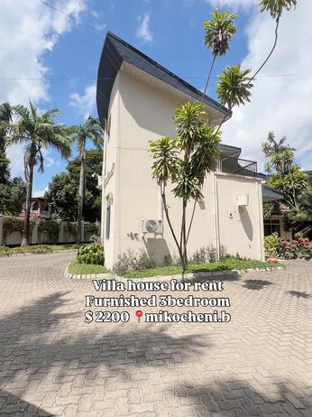 Villa (Furnished) ya vyumba vitatu inapangishwa Mikocheni, Dar Es Salaam Villa (Furnished) ya vyumba vitatu inapangishwa Mikocheni, Dar Es Salaam