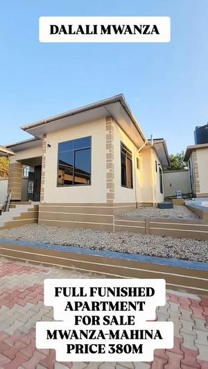 2 Bedrooms Furnished Apartment for Sale in Mahina, Mwanza (1000 sqm)