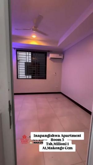 Apartment ya vyumba vitatu inapangishwa Makongo Ccm, Dar Es Salaam