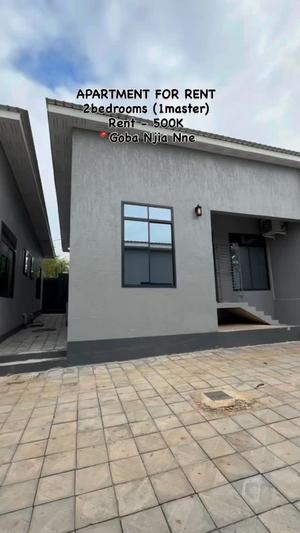 Nyumba ya vyumba viwili inapangishwa Goba Njia Nne, Dar Es Salaam