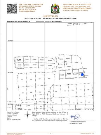 Viwanja vinauzwa Kigamboni Mbutu, Dar Es Salaam sqm 450 Viwanja vinauzwa Kigamboni Mbutu, Dar Es Salaam sqm 450