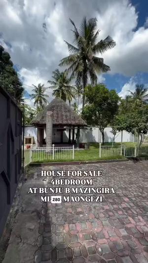 Nyumba ya vyumba vinne inauzwa Bunju B Mtaa Wa Mazingira, Dar Es Salaam (1800 sqm)