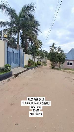 Kiwanja kinauzwa Goba Njiapanda Kinzudi, Dar Es Salaam (900 sqm) Kiwanja kinauzwa Goba Njiapanda Kinzudi, Dar Es Salaam (900 sqm)