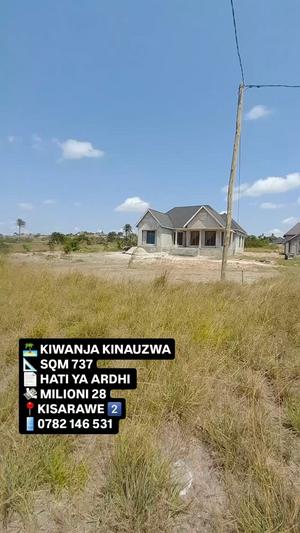 Residential Plot for Sale in Kigamboni Kisarawe 2, Dar Es Salaam (737 sqm) Residential Plot for Sale in Kigamboni Kisarawe 2, Dar Es Salaam (737 sqm)