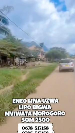 Kiwanja (Residential/Commercial) kinauzwa Bigwa Mviwata, Morogoro (2500 sqm) Kiwanja (Residential/Commercial) kinauzwa Bigwa Mviwata, Morogoro (2500 sqm)