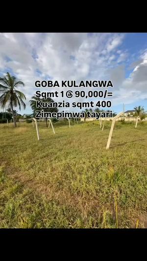 Viwanja vinauzwa Goba Kulangwa, Dar Es Salaam Viwanja vinauzwa Goba Kulangwa, Dar Es Salaam