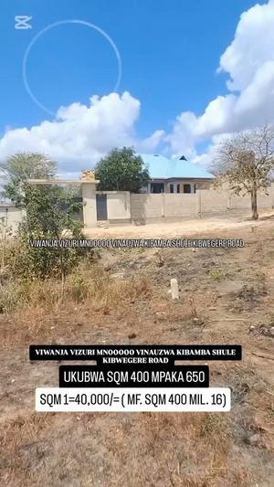 Kiwanja kinauzwa Kibamba Shule Kibwegere Road, Dar Es Salaam Kiwanja kinauzwa Kibamba Shule Kibwegere Road, Dar Es Salaam