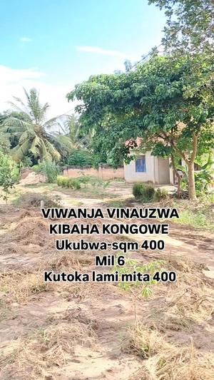 Kiwanja kinauzwa Kibaha Kongowe, Pwani (400 sqm)