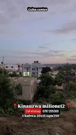 Residential Plot for Sale in Goba Center, Dar Es Salaam (350 sqm)