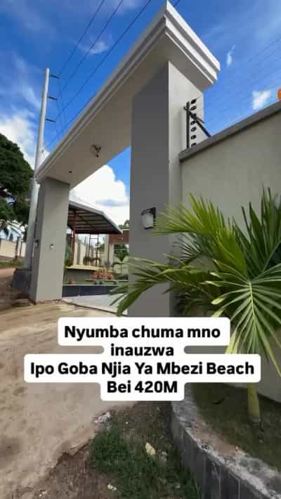 Nyumba ya vyumba vitatu inauzwa GOBA LASTANZA, Dar Es Salaam (600 sqm)