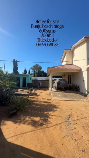 House for Sale in Bunju Beach Moga, Dar Es Salaam (600 sqm) House for Sale in Bunju Beach Moga, Dar Es Salaam (600 sqm)