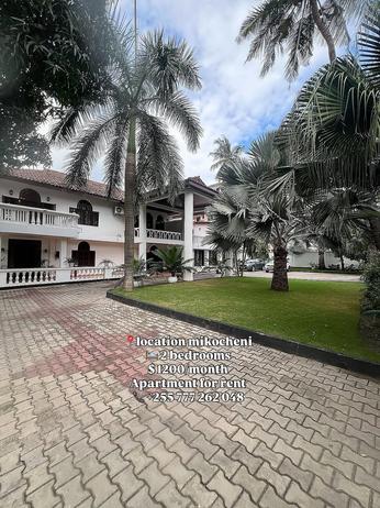 Apartment ya vyumba viwili inapangishwa Mikocheni, Dar Es Salaam