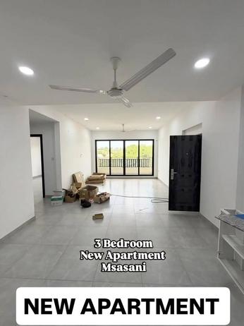 Nyumba ya vyumba vitatu inapangishwa Msasani, Dar Es Salaam