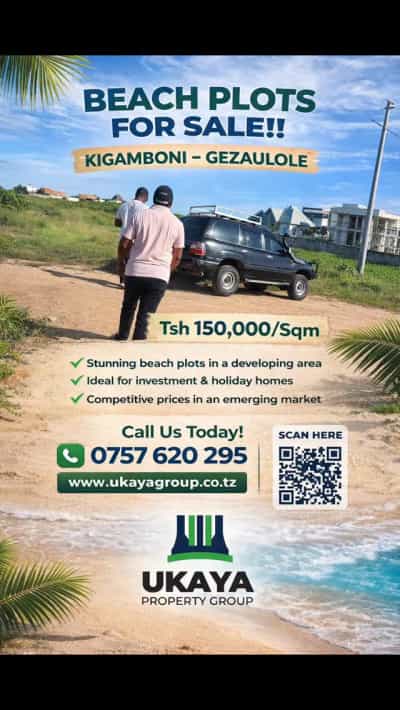 Beach Plot kinauzwa Gezaulole, Dar Es Salaam