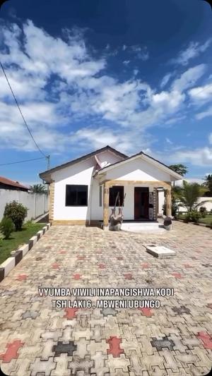 Apartment ya vyumba viwili inapangishwa Mbweni Ubungo, Dar Es Salaam