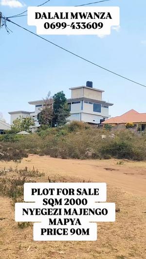 Plot for sale in Nyegezi Majengo, Mwanza sqm 2000 Plot for sale in Nyegezi Majengo, Mwanza sqm 2000