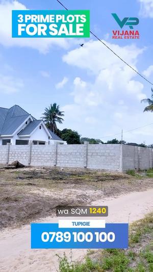Residential Plots for Sale in Bunju B, Dar Es Salaam (1240 sqm) Residential Plots for Sale in Bunju B, Dar Es Salaam (1240 sqm)