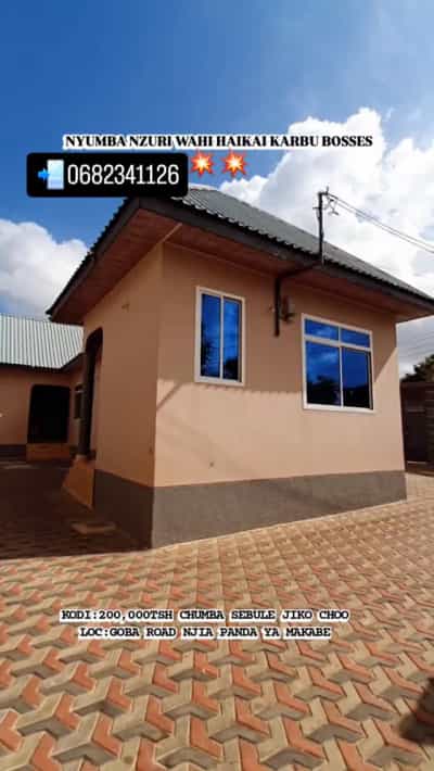 Nyumba ya chumba kimoja inapangishwa Goba Road Njia Panda Ya Makabe, Dar Es Salaam