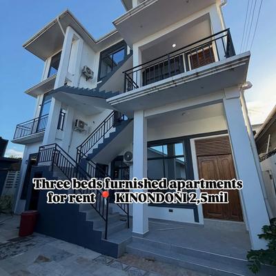 3 Bedrooms Furnished Apartment for Rent in Kinondoni, Dar Es Salaam